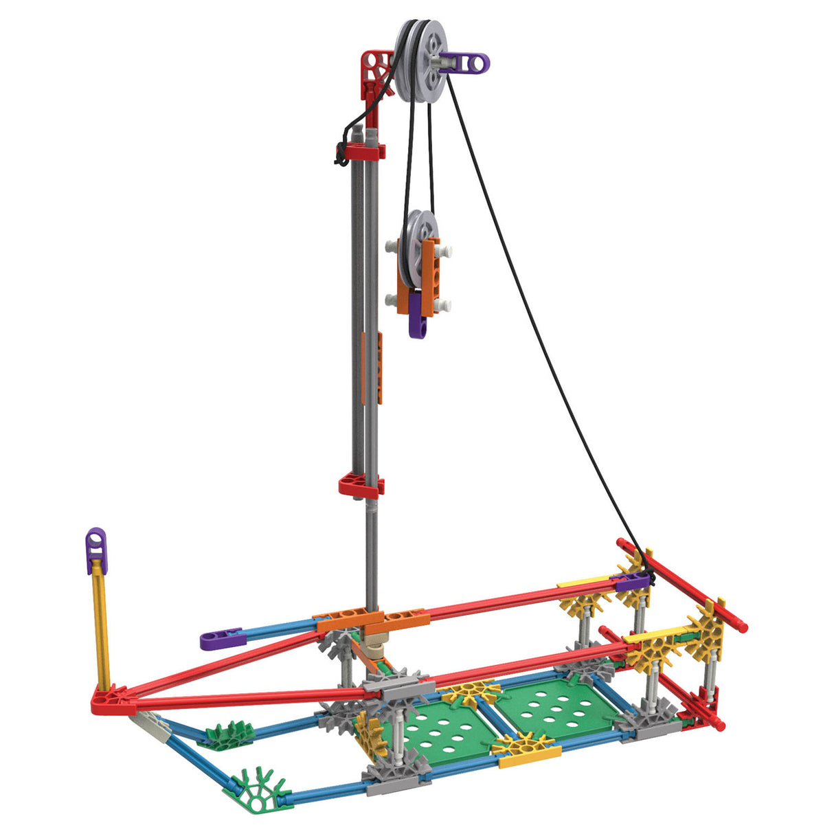 K'Nex S.T.E.M. Průzkumy: Sestava budov páky Pulleys