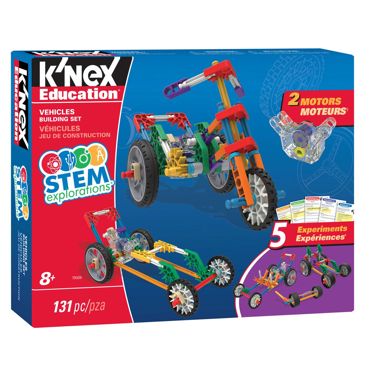 Explorations de tige K'nex: ensembles de construction de véhicules