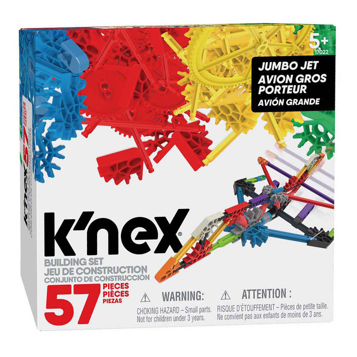 Bot-i Knex Imagine Jumbo Jet Bauset 57-teiliger Bausatz