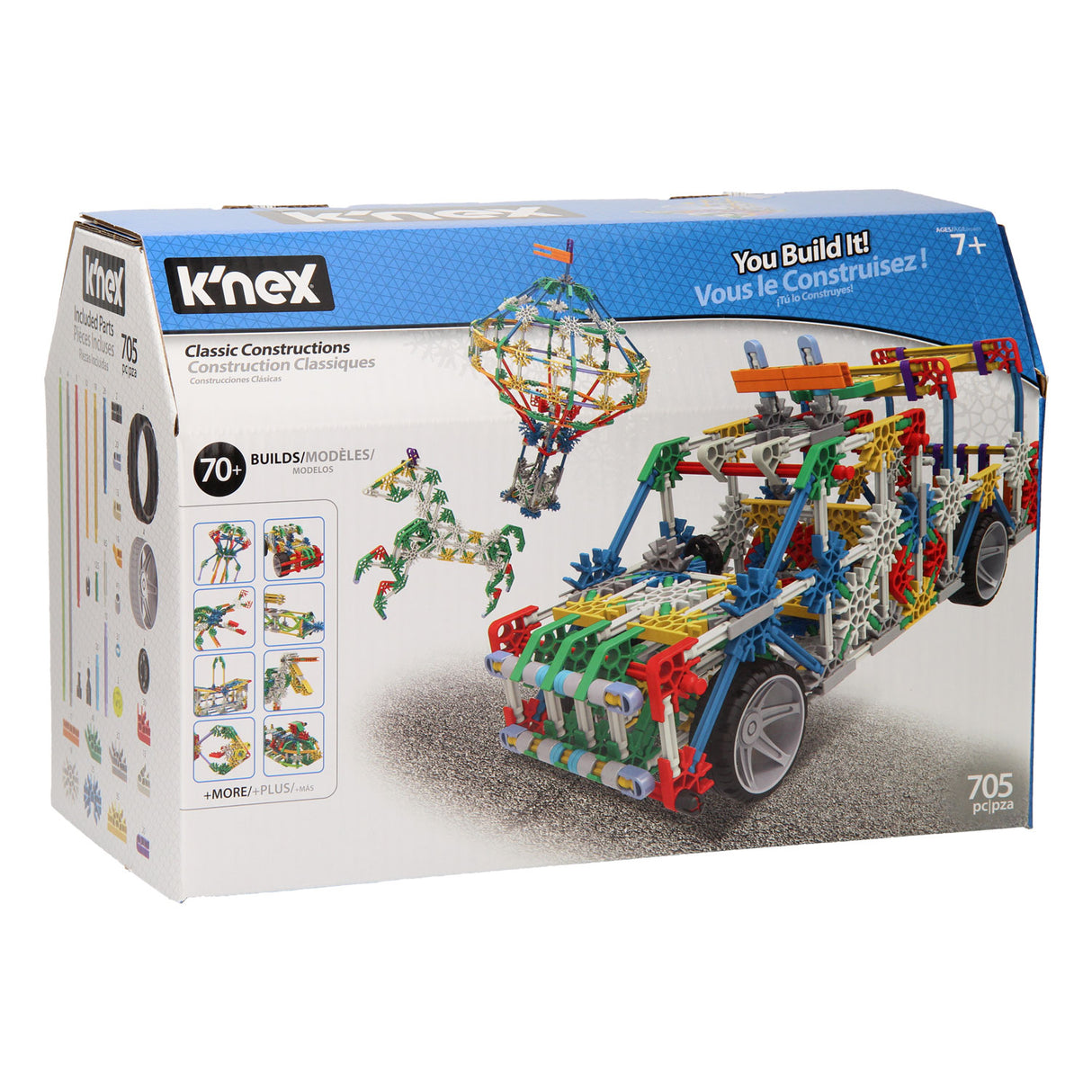 K'nex Classic Construction Set 70 Modely, 705DLG.