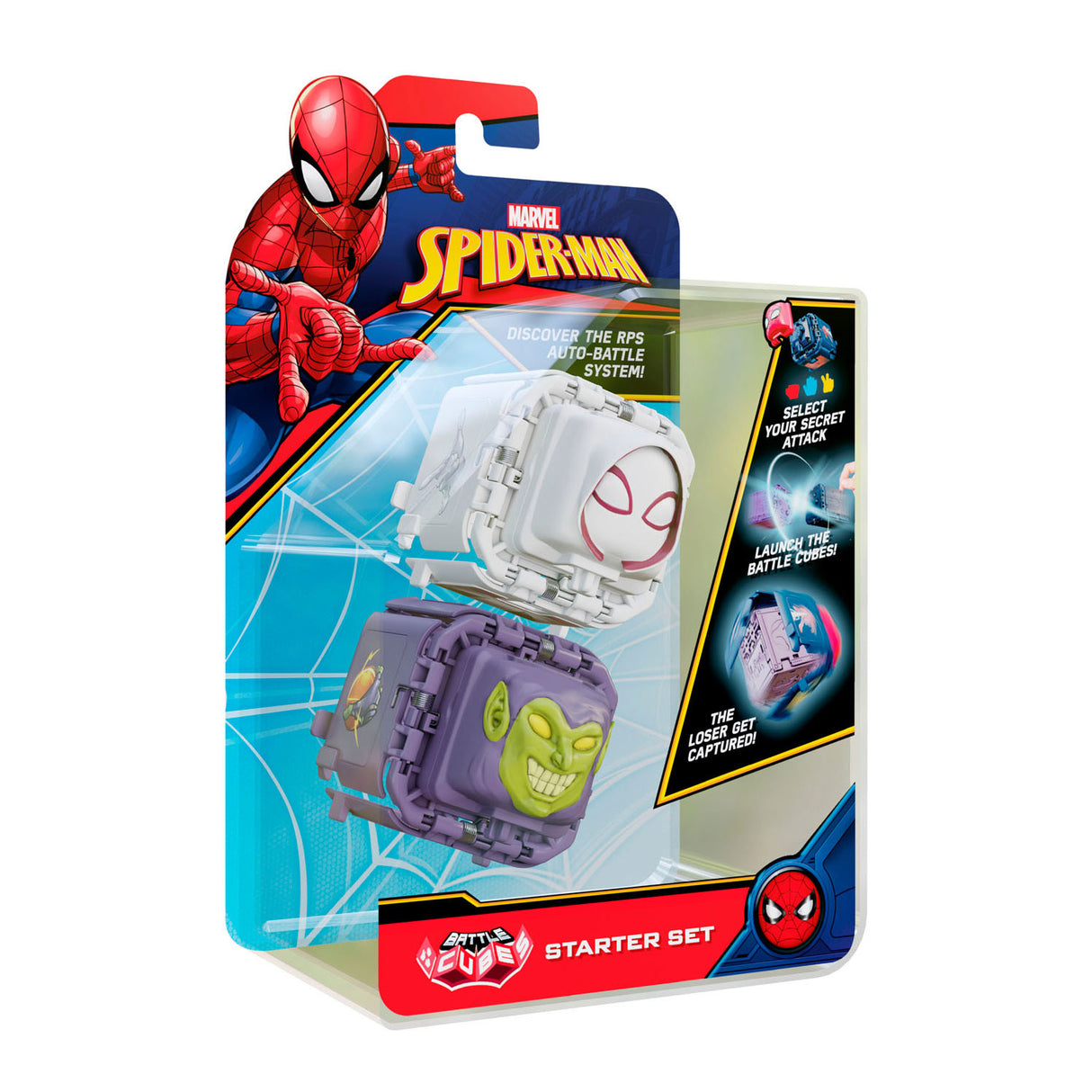 Boti Spiderman Battle Cube Gwen gegen Green Goblin