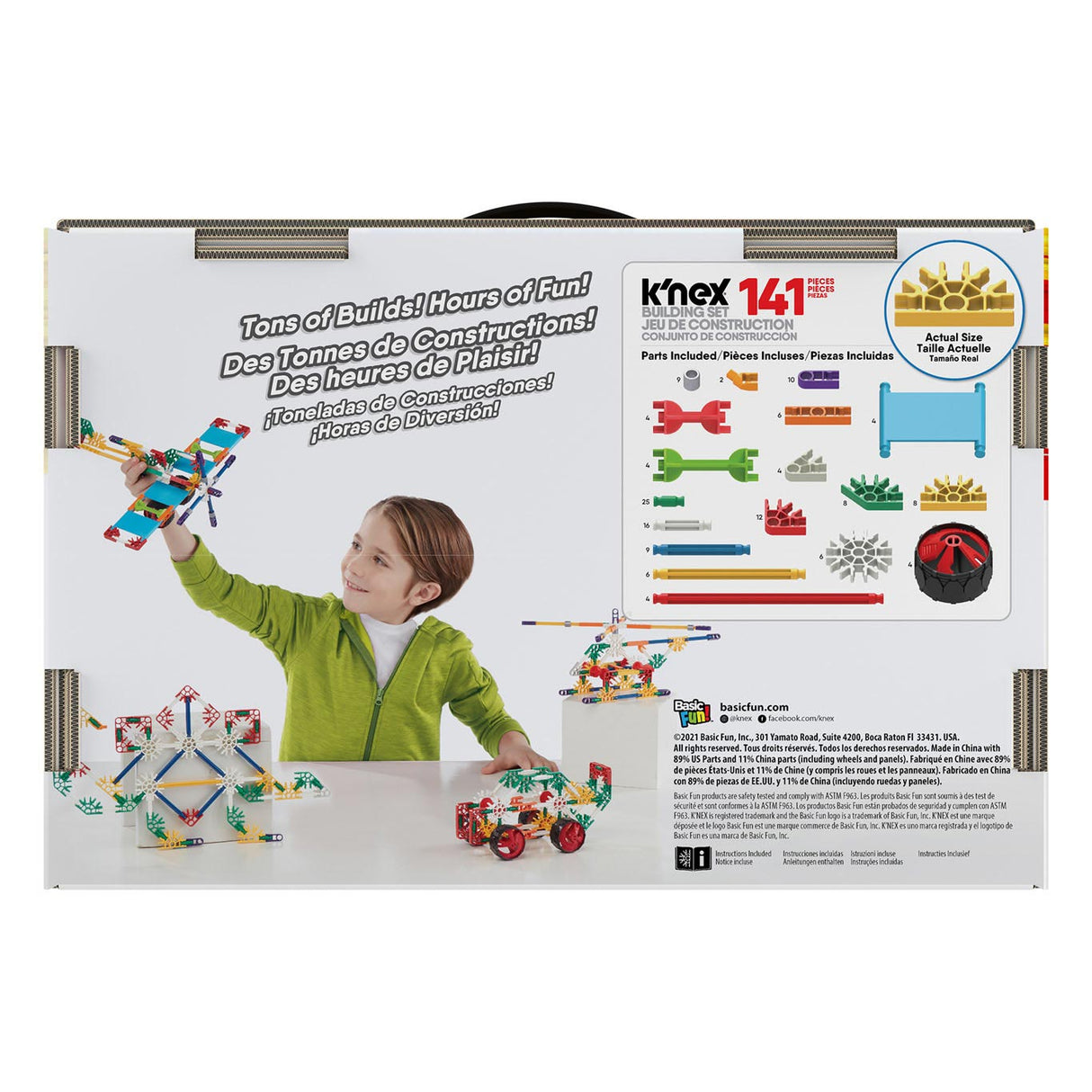 K'nex Classics Beginner 40 Models Bouwset, 141dlg.