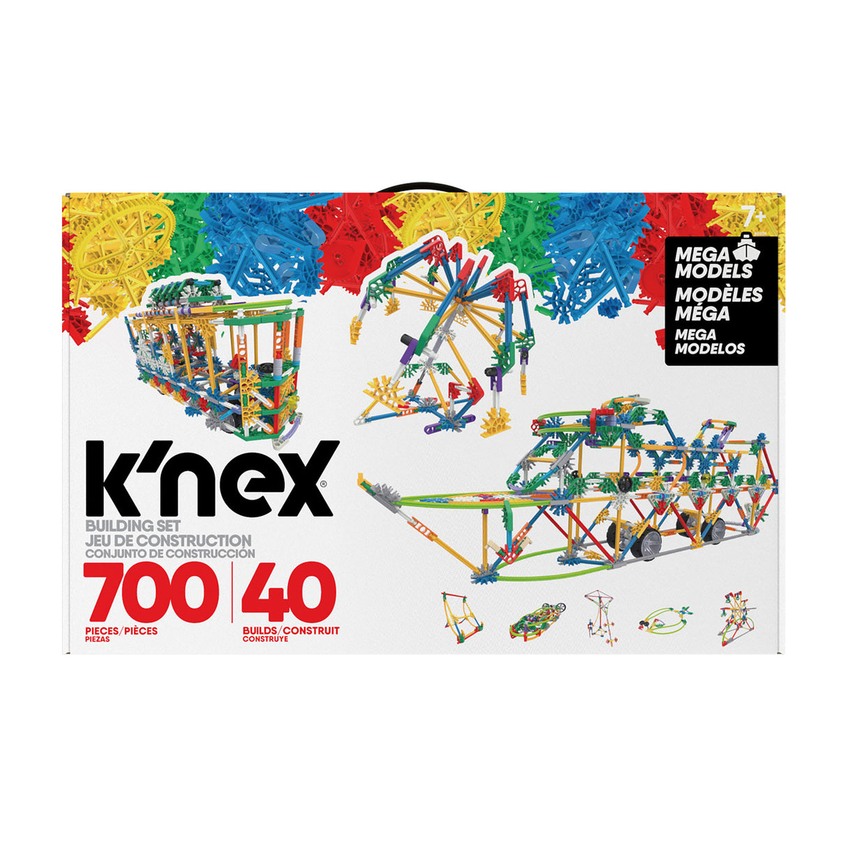 K'nex K'nex Gebai Set 40 Modeller, 700dlg.