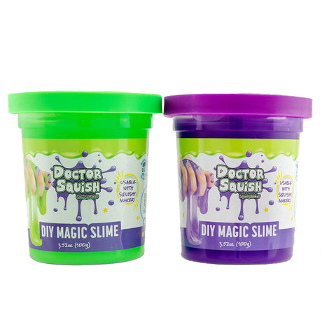 Boti Doctor Squish Slime Vorteilspackung – grün und lila, 240 Gramm
