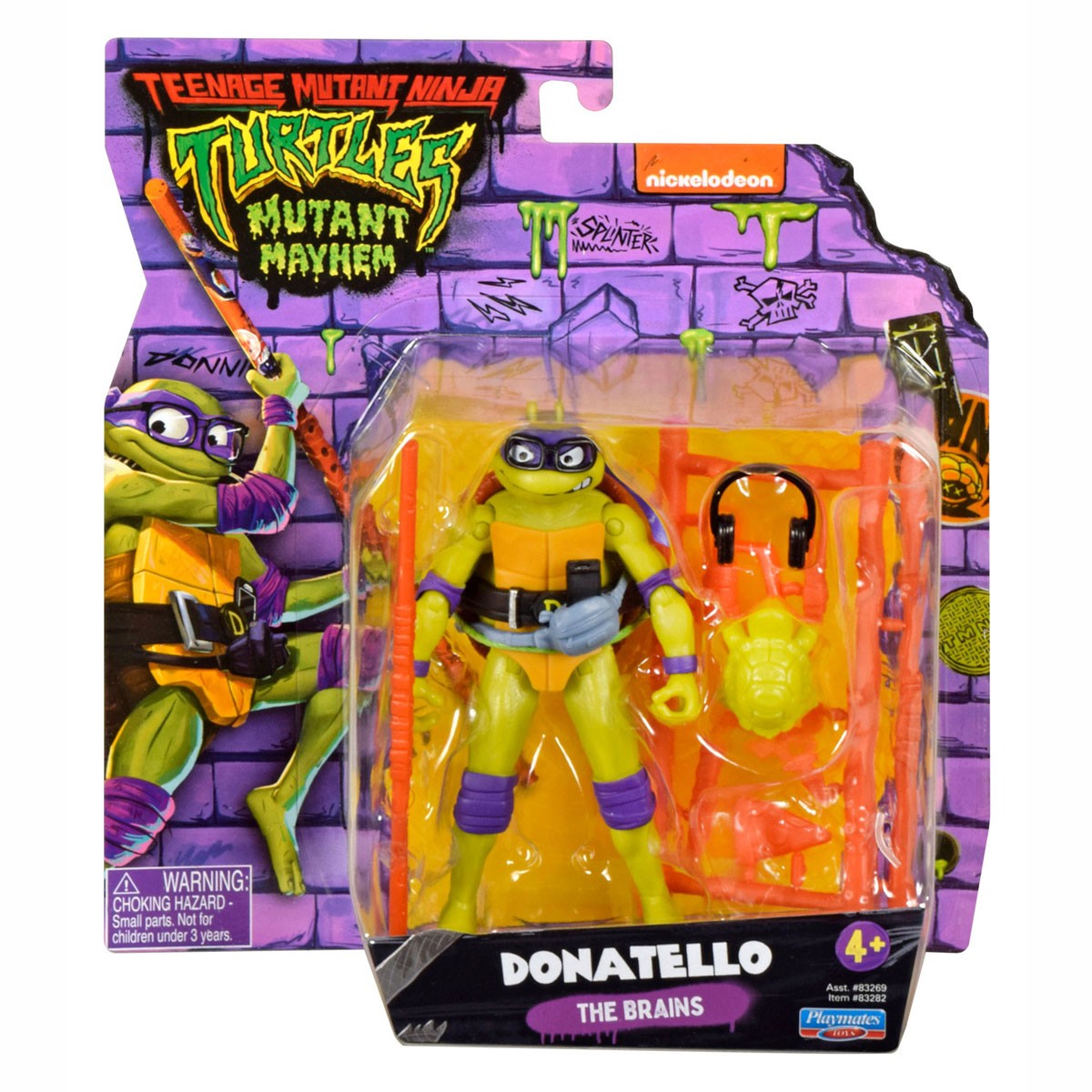 Boti najstniški mutant ninja želve Speel figura donatello možgane