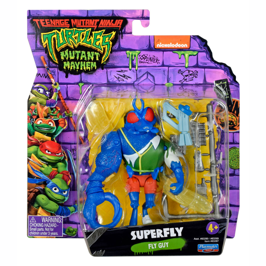 Boti Teenage mutant Ninja Turtles Figur Figure Superfleesch fléien Guy