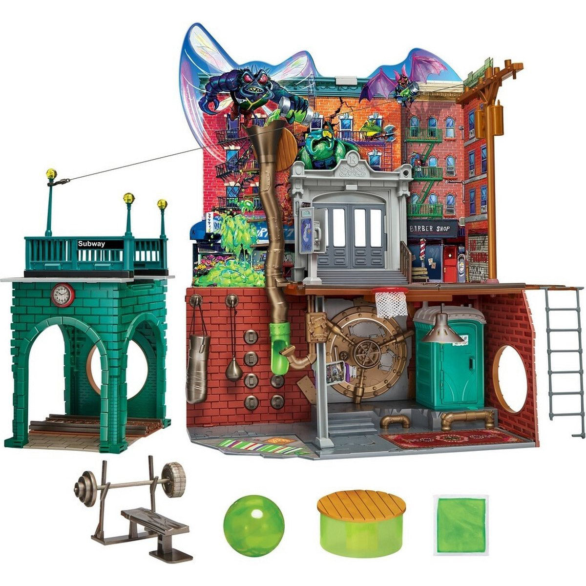 Boti Teenage Mutant Ninja Turtles-Hauptquartier-Spielset