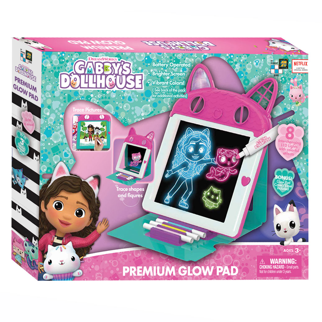 Boti Gabby's Dollhouse Premium Glow Pad Drawing Board