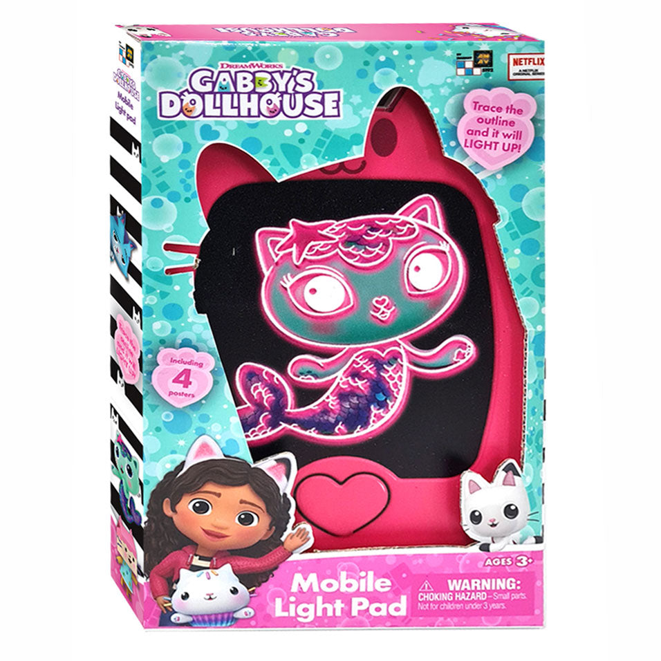 Boti Gabbys Dollhouse Mobile Light Pad -tegningsbræt