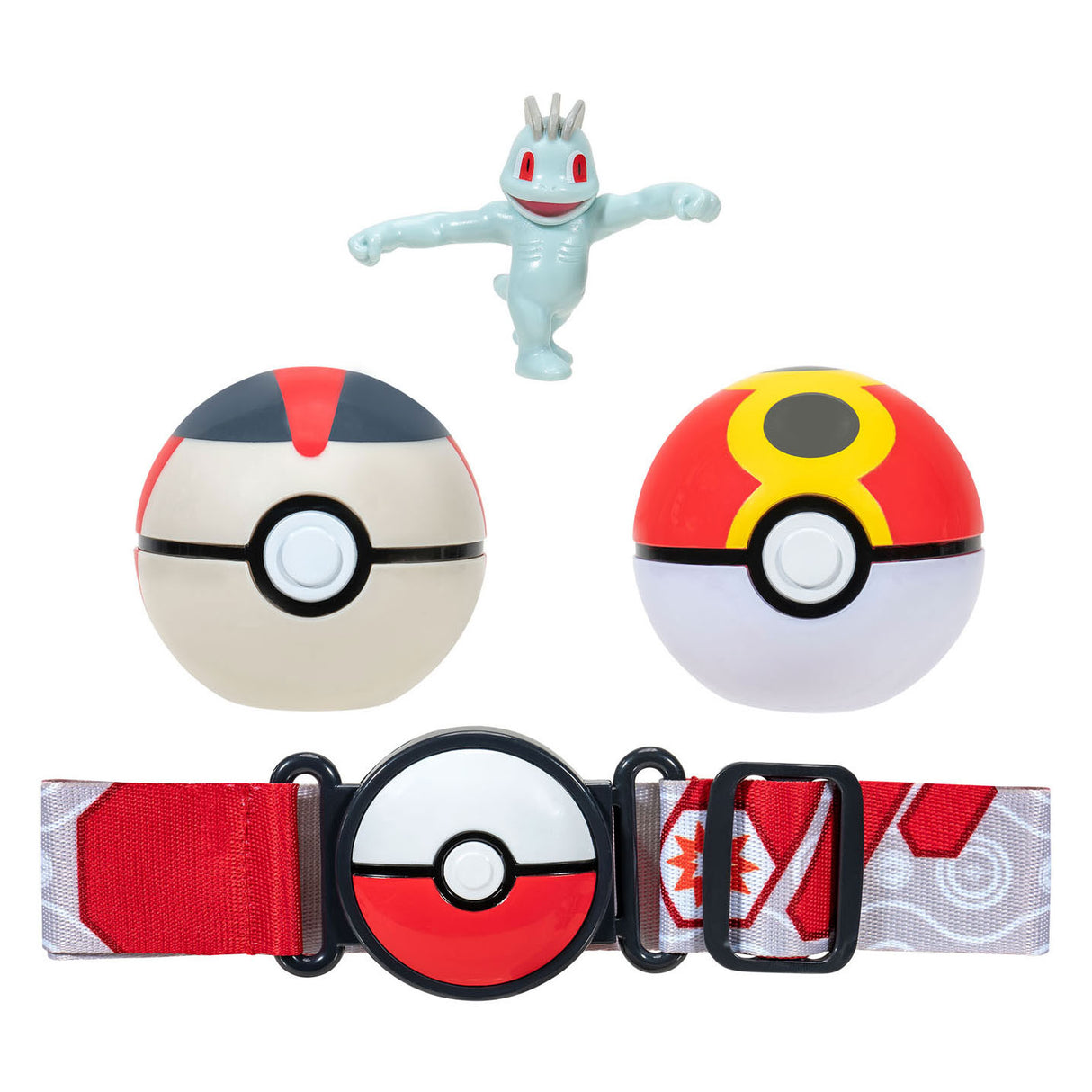 Boti pokemon clip n Go Pokeball Riem Speelset Machop