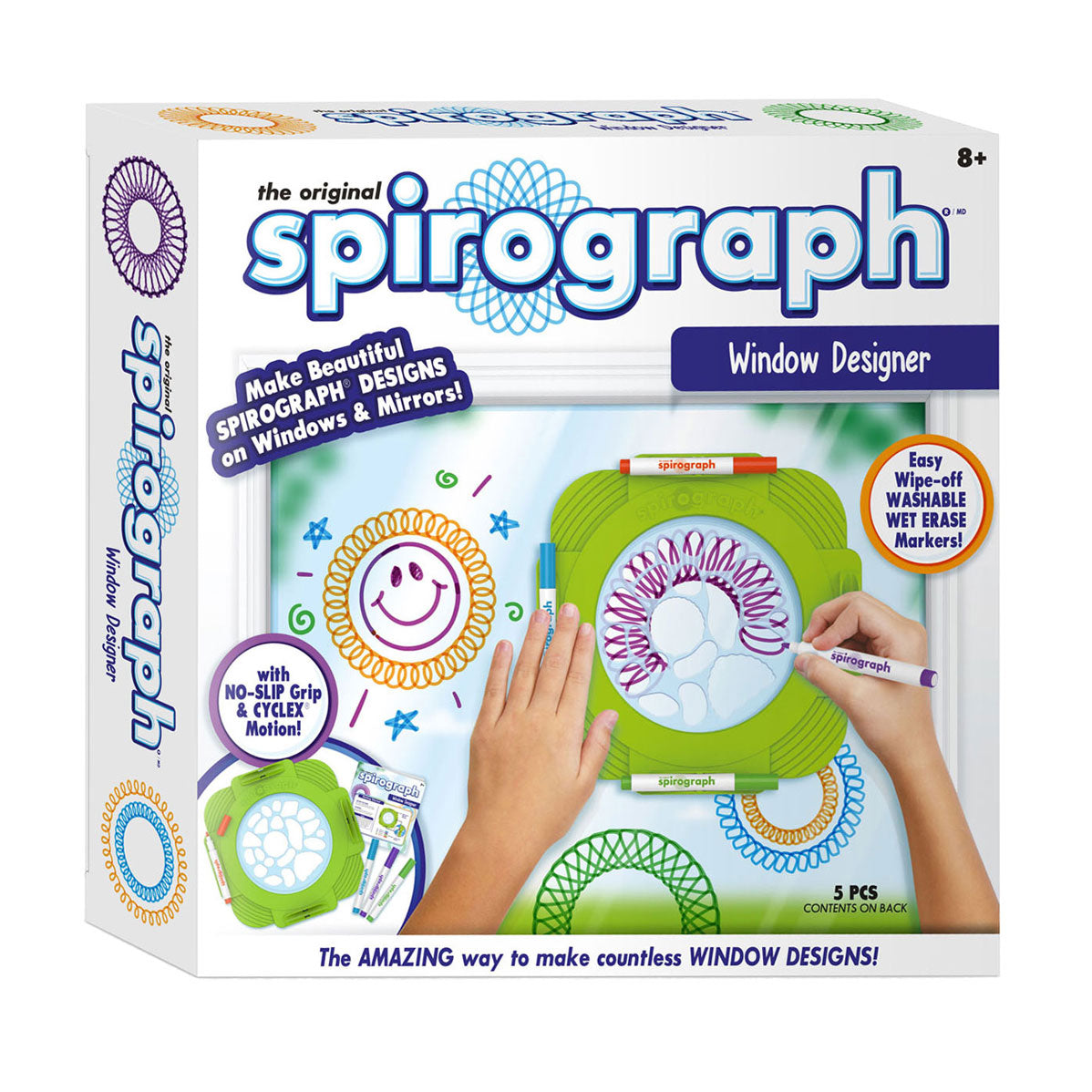 Barevná sada návrháře okna Boti Spirographer