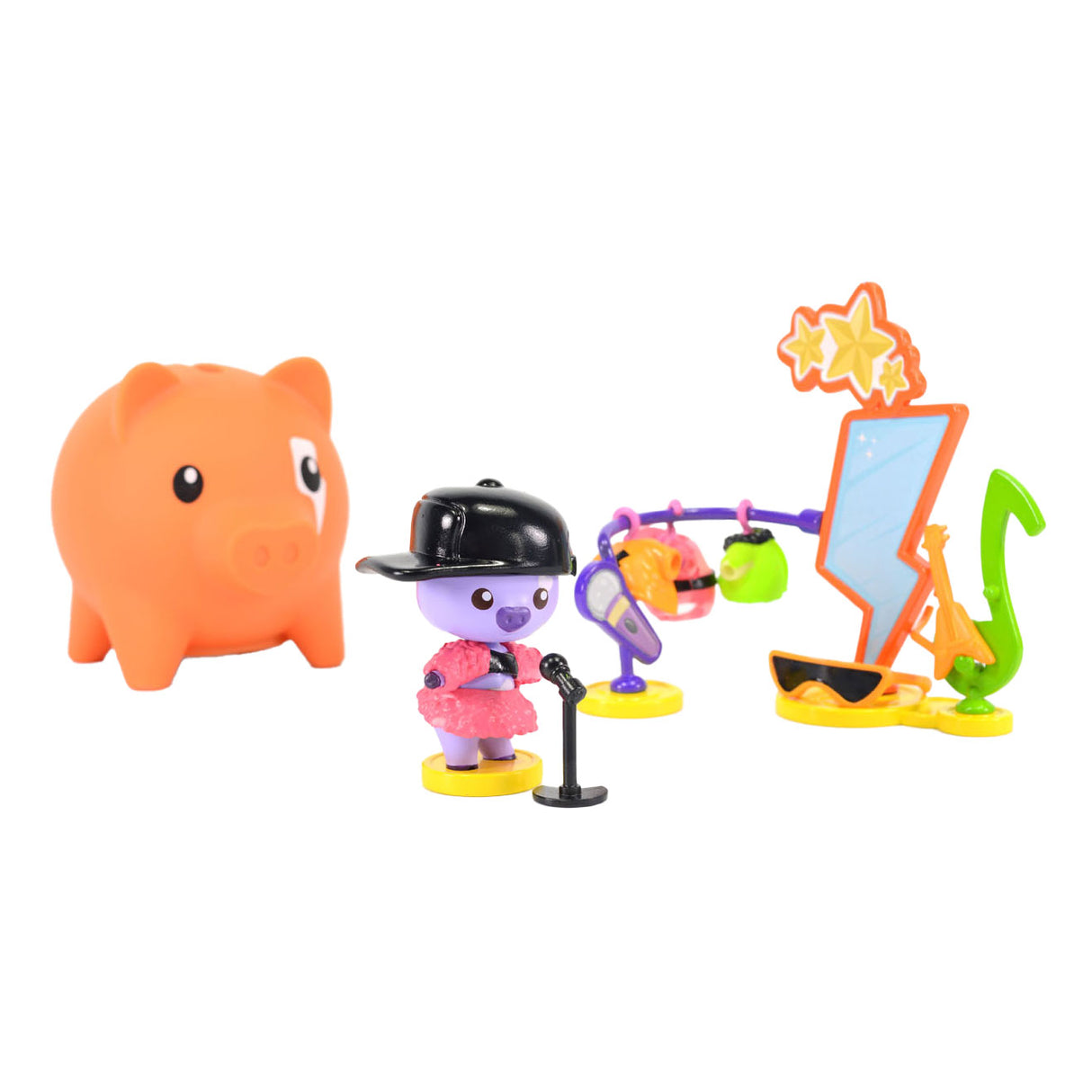 Boti Pockey Money Piggies Play Figure con Money Box Popstar Pack