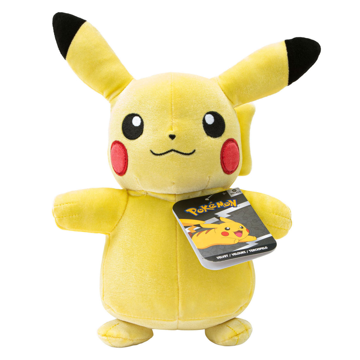 Boti Cuddle Plush Velvet Pikachu, 20 cm