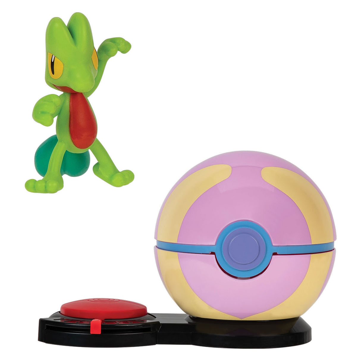 Boti Surprise Attack Game Speelset Pikachu Fast Ball Vs Treecko Heal Ball