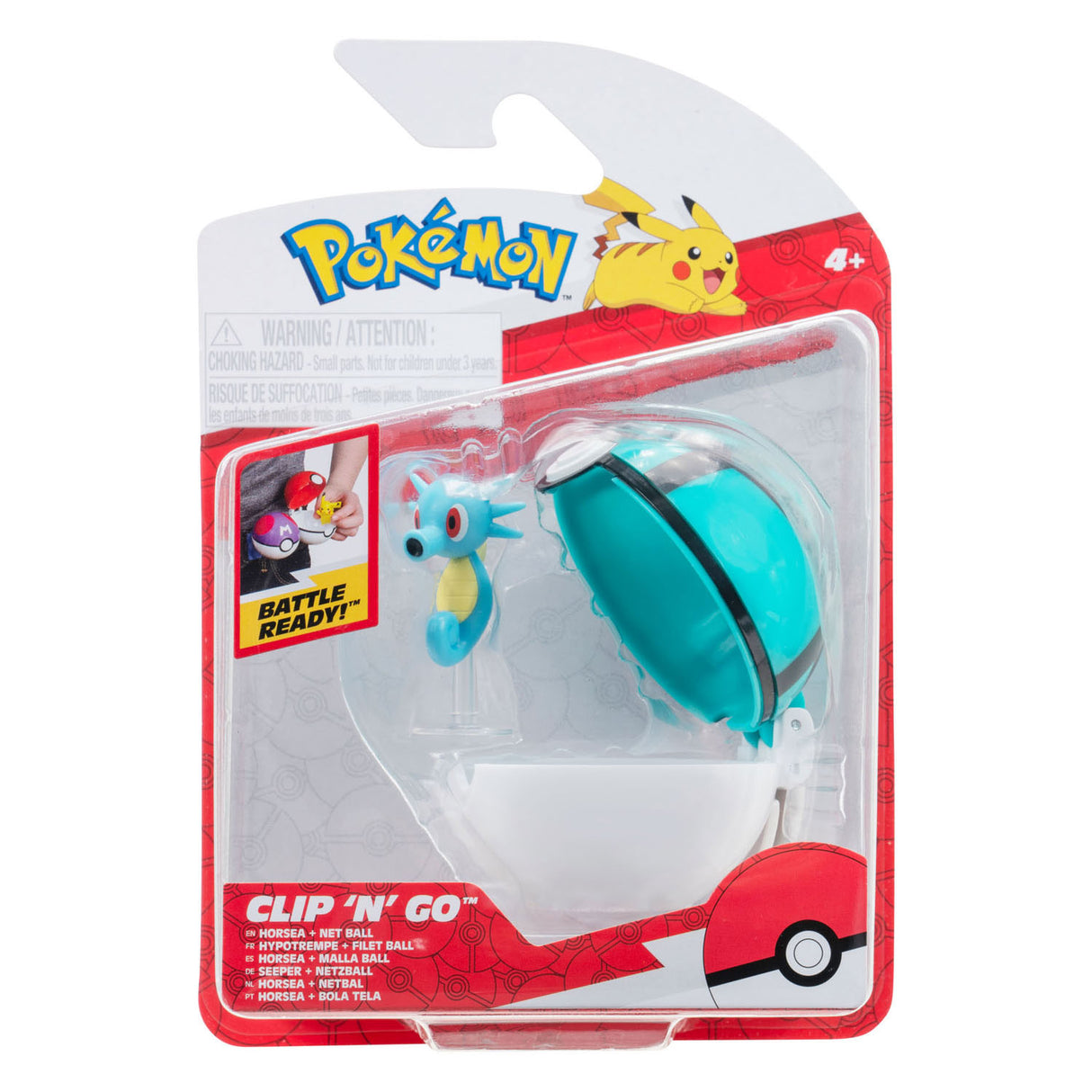 Boti Clip 'N' Go Horsea a Net Ball Play Set, 2DLG.