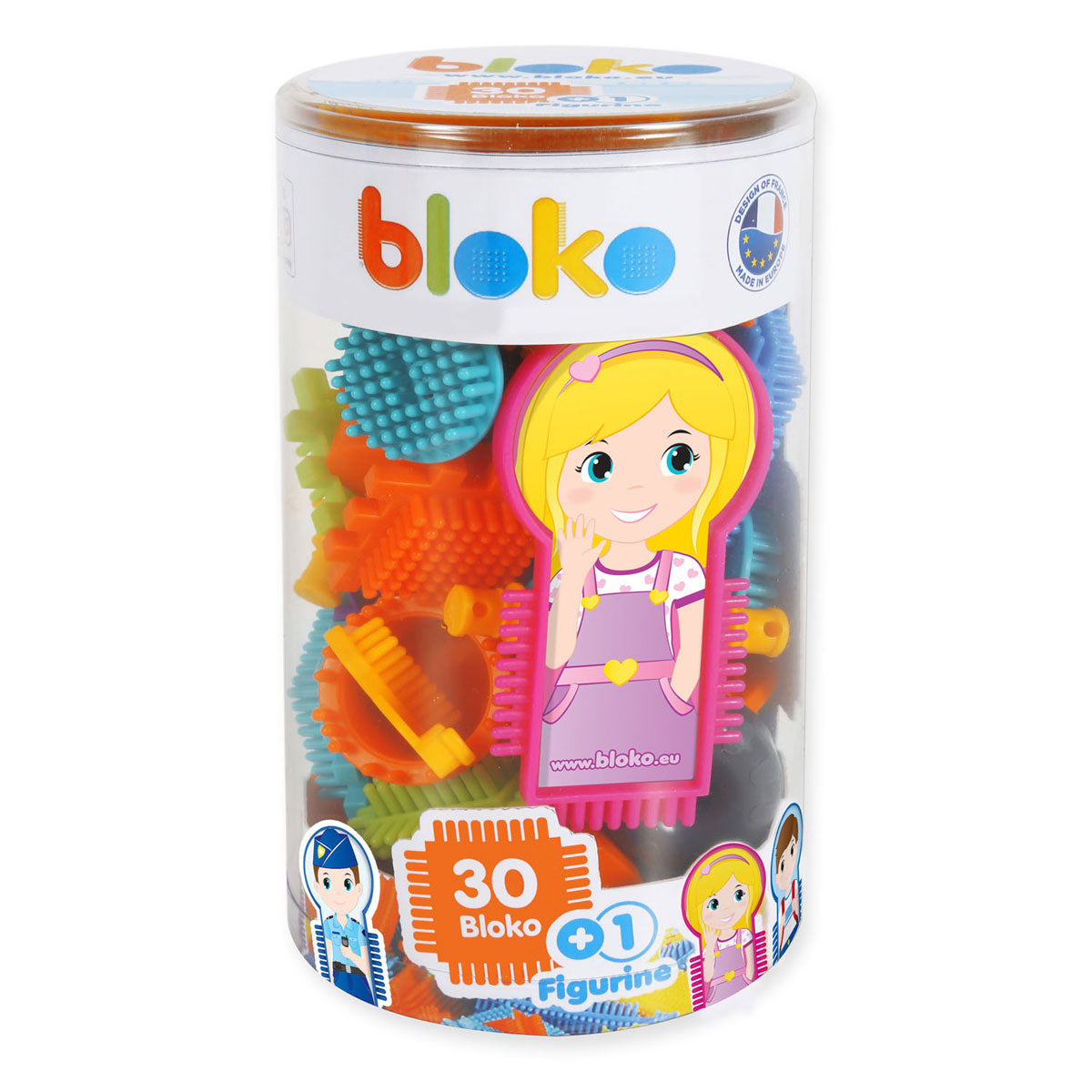 Boti Bloko Nopper Bausteine mit Abbildung, 31dlg.