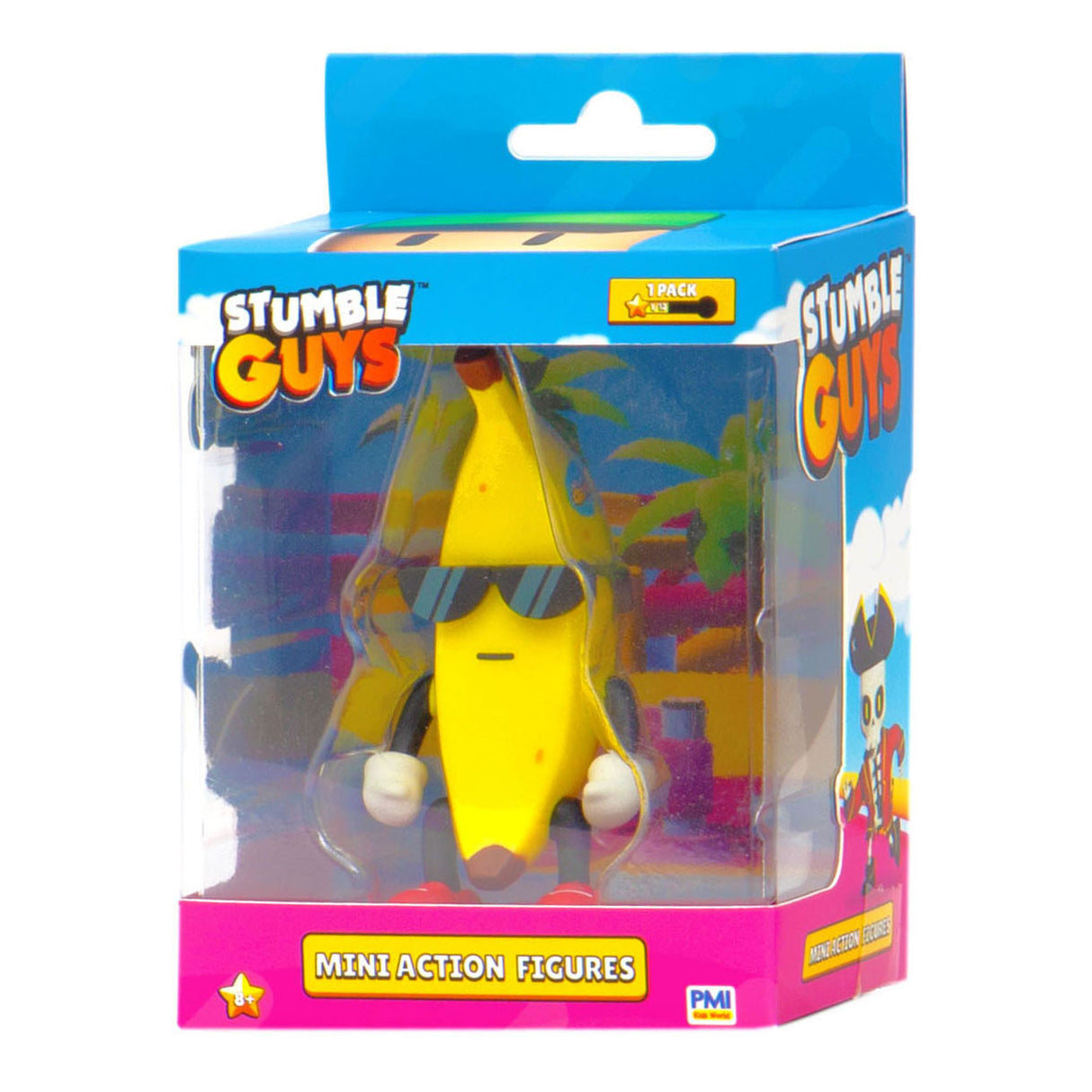 Boti trébucher les gars mini-action figure banane mec