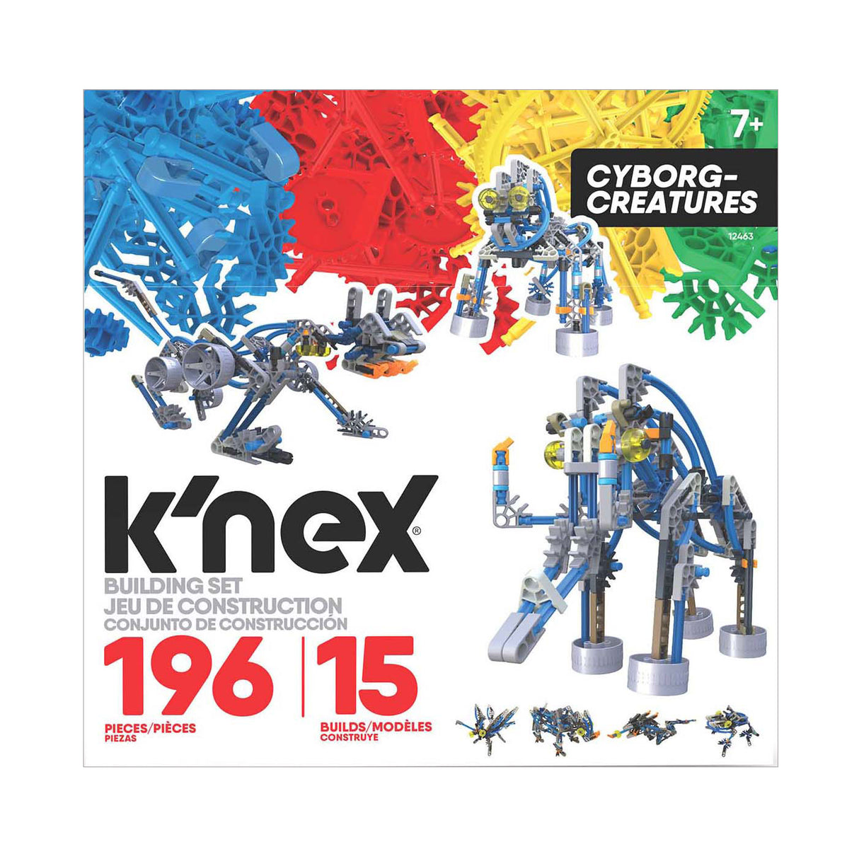 K'Nex Cyborg Creatures 15 Models, 196Dlg.