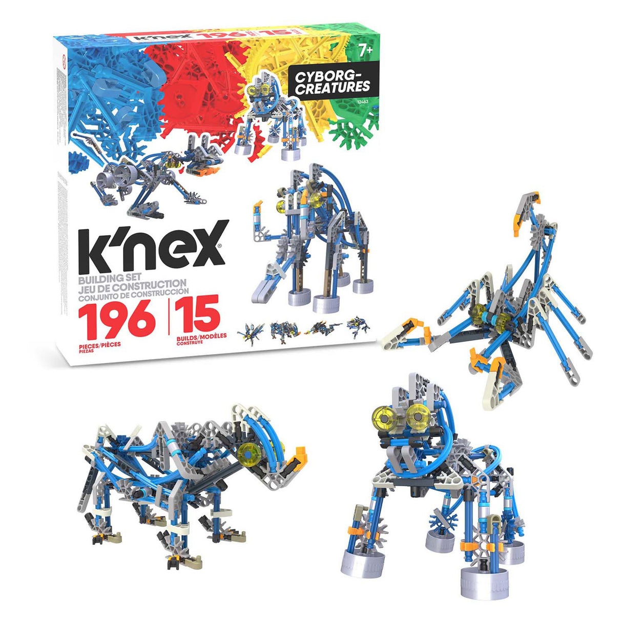 K'NEX Cyborg Creatures 15 modeller, 196dlg.