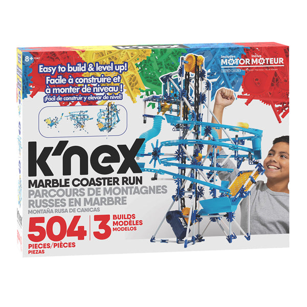 K'nex Marble Track avec moteur, 504dlg.