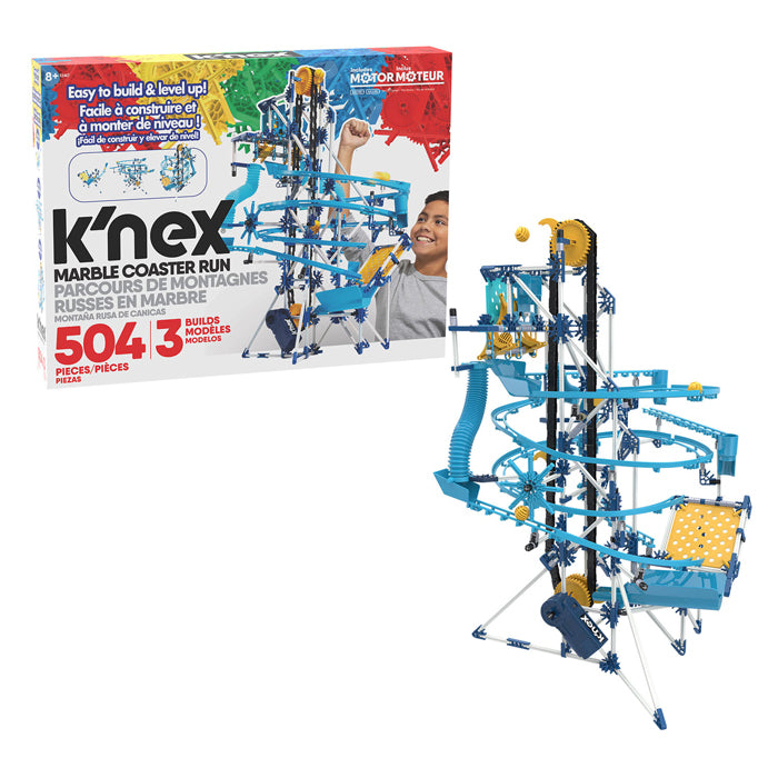 K'nex Marble Track avec moteur, 504dlg.