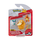 Boti Batte Figure Set Charmander, Galaran, Darumaka, 3st.