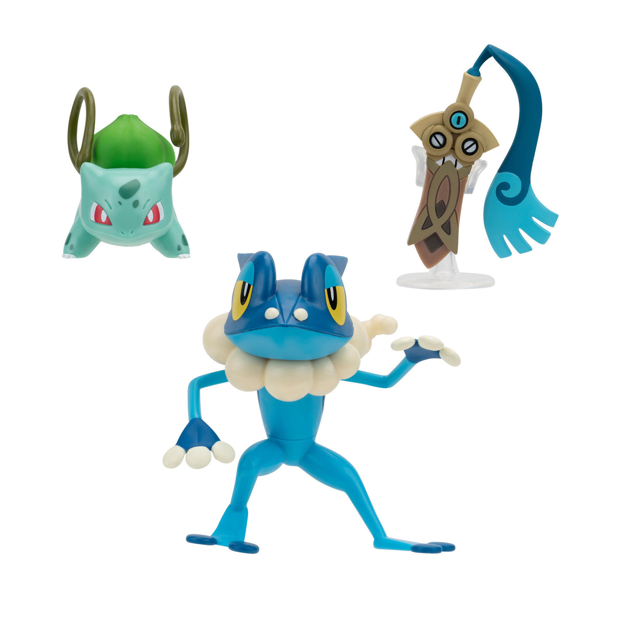 Signe de figurines Boti Batte Honede, Bulbasaur, Frogadier, 3e.