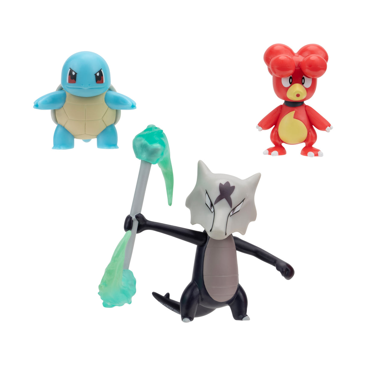 Boti Batte Figuur Set Magby, Alolan, Marow, 3st.