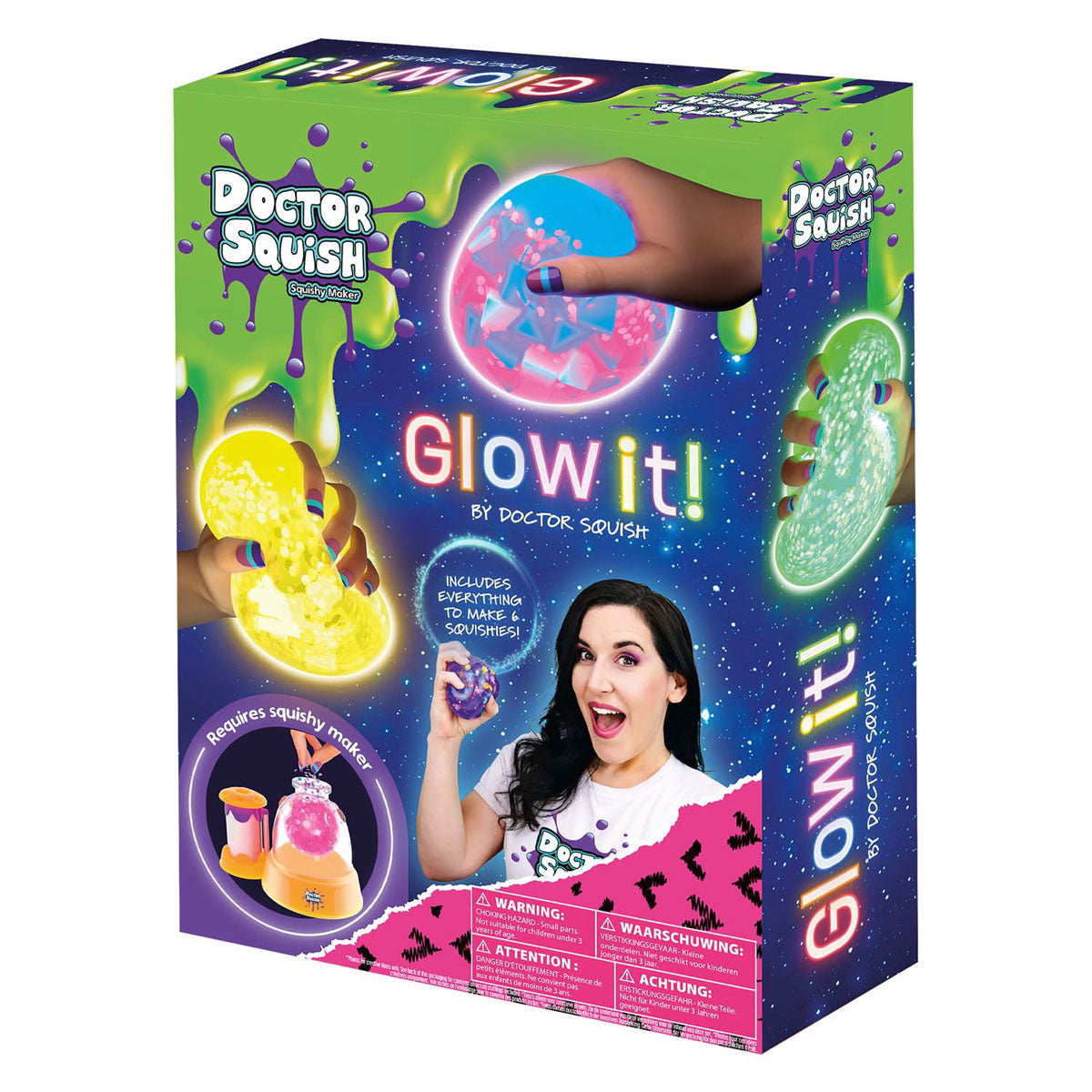 Boti Doctor Squish Squishy Pack doplňte Neon Edition