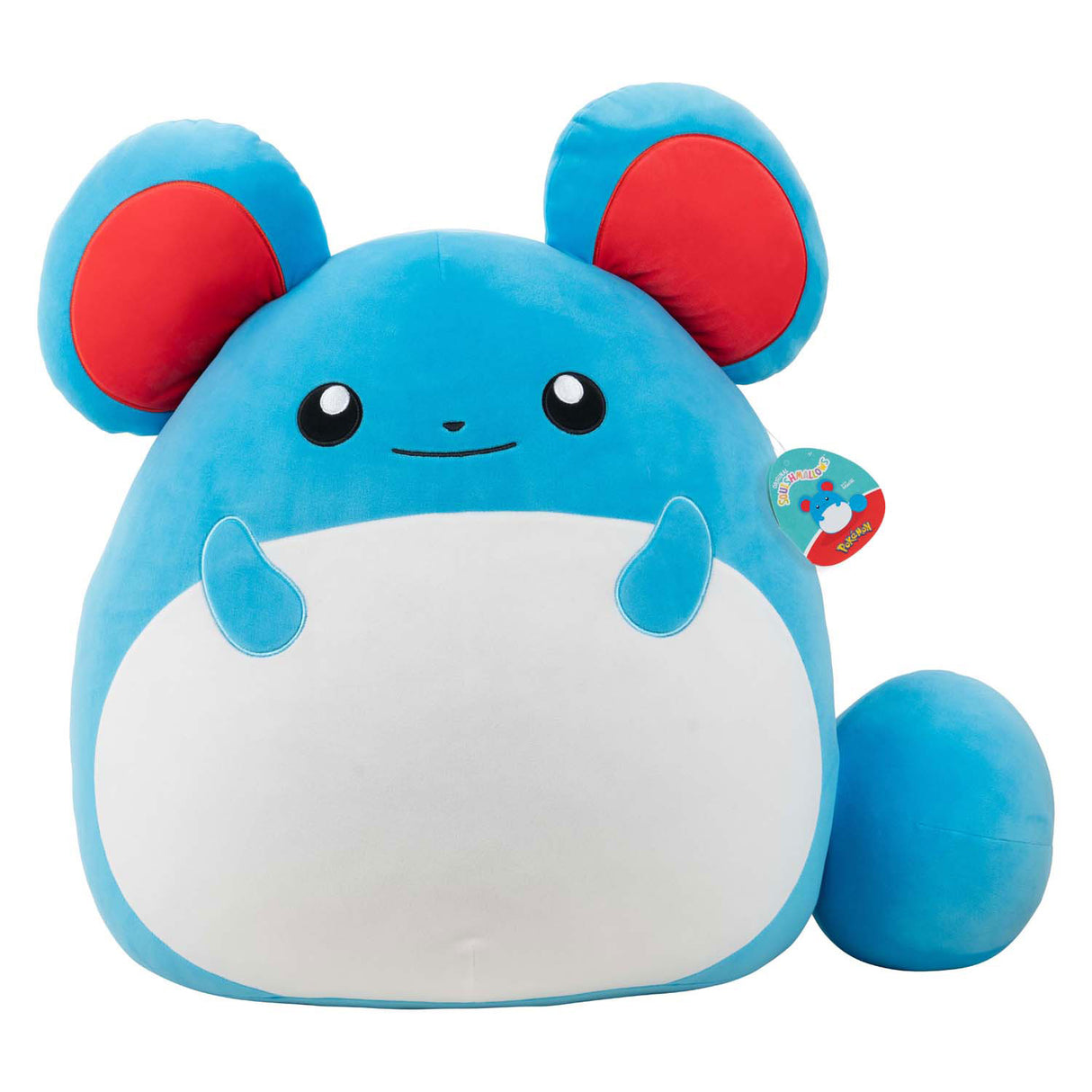 Jazwares squishmallows pokemon abbraccio plush - marill wave, 50 cm