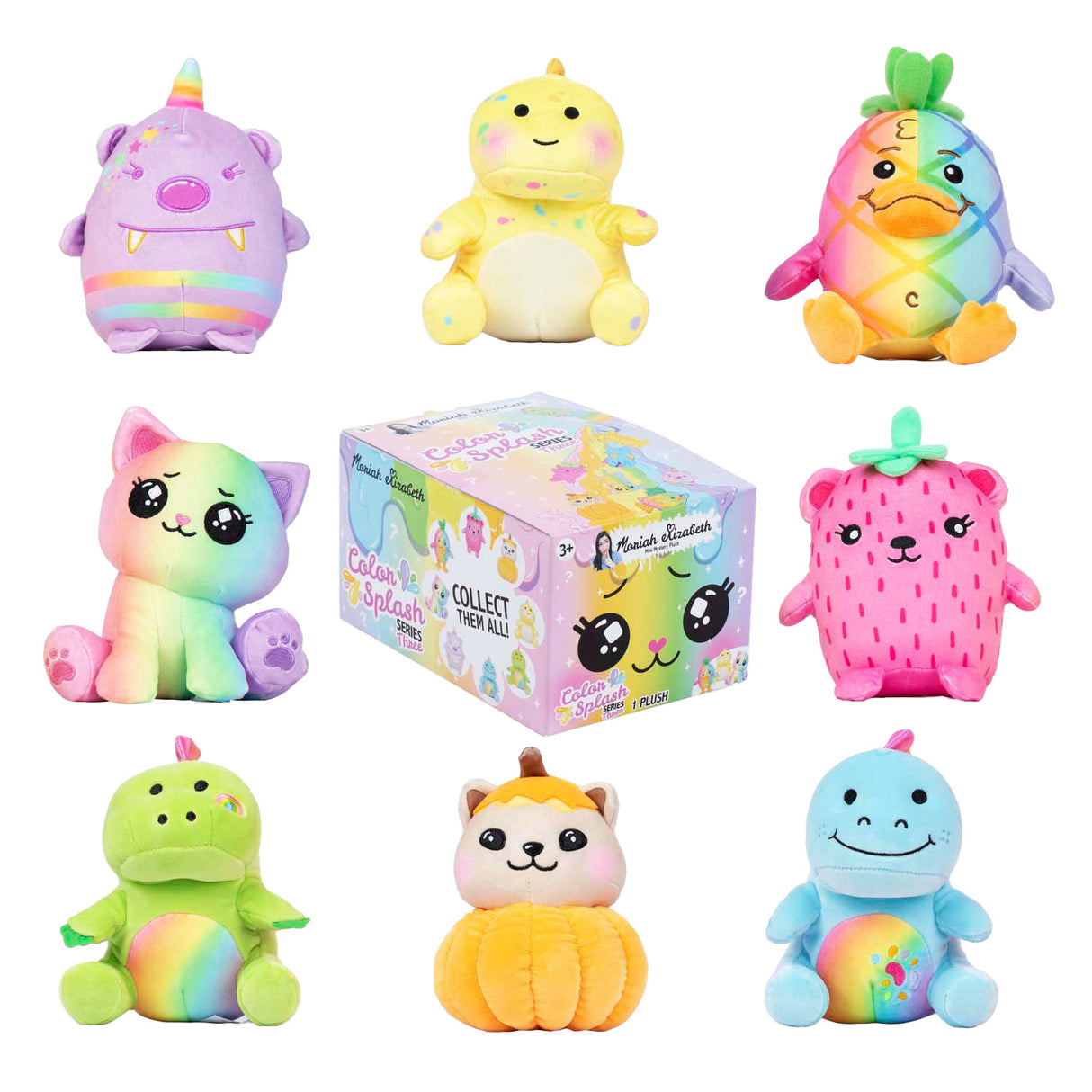 Moriah Elizabeth Mystery Kuscheltier – Serie 3 Farbspritzer, 15 cm