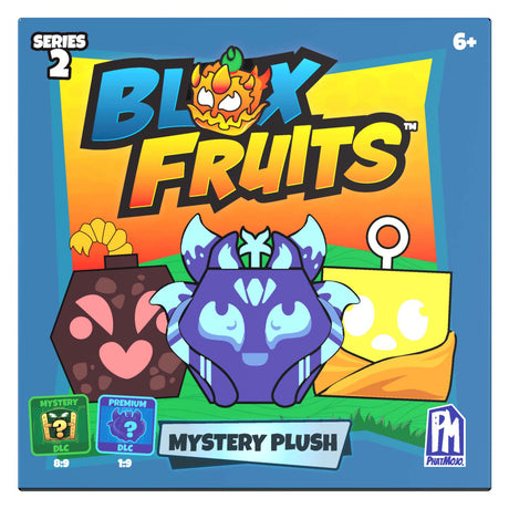 Boti Blox Früchte Sammelplüsch S2 Blindbox 10 cm sortiert | 9 Stück
