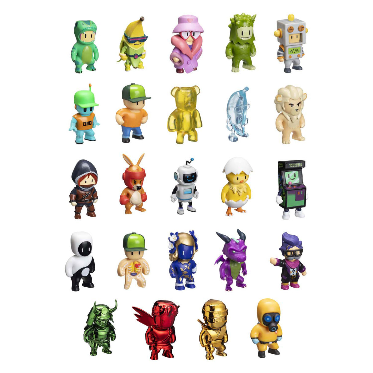 Boti Stumble Guys Figuren Blindkappe sortiert 6 cm | 18 Stück