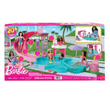 Barbie-Traumpool – Spielset mit Rutsche und Whirlpool und mehr als 20 Zubehörteilen