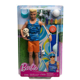 Barbie-Strandpuppe mit Surfbrett