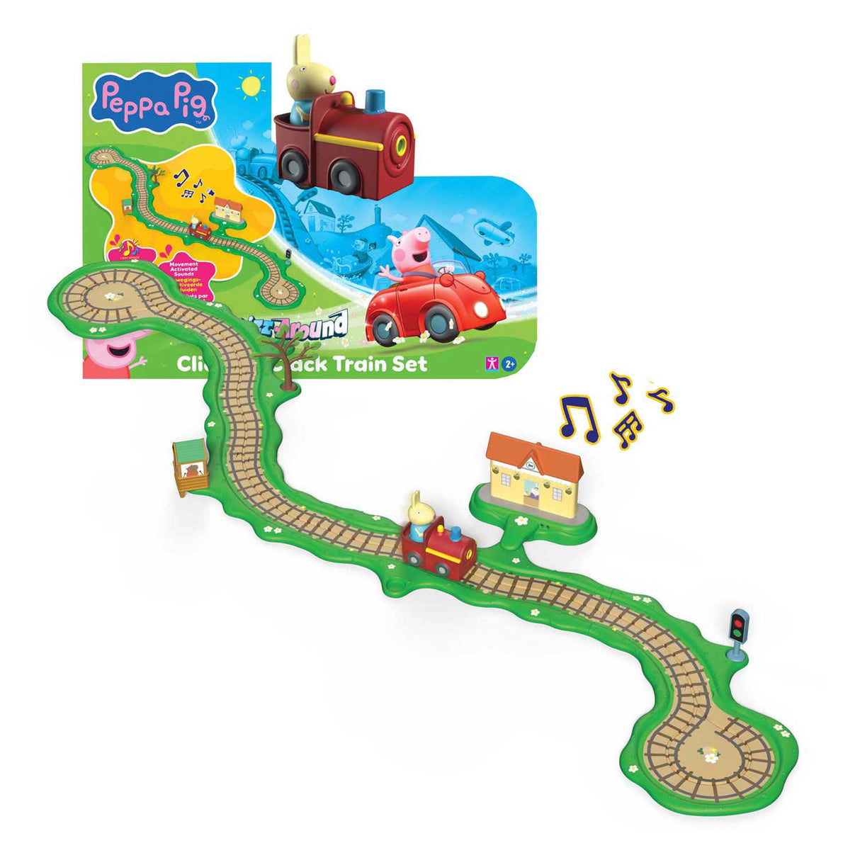 Spectron Peppa Pig Whiz Around – Clickety Clack Zugset
