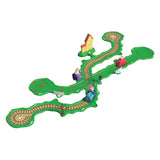 Gear2play Peppa Pig Whiz Around – Spielset „Peppas Ringstraße durch die Stadt“ – Modulare Strecke für herumflitzende Fahrzeuge – interaktiv mit Musik und Sound