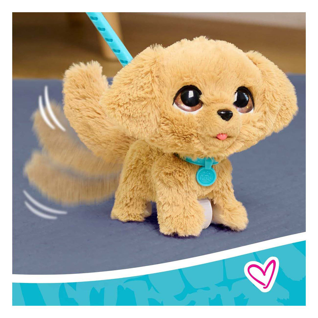 Spielen Sie einfach Furreal Wagalots Golden Retriever – interaktiver Welpe
