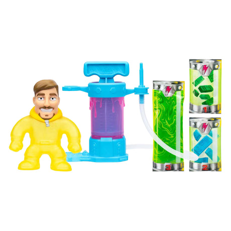 Moose Toys Mrbeast Lab Creation Studio – mischen, füllen und kreieren Sie das ultimative dehnbare Mrbeast!
