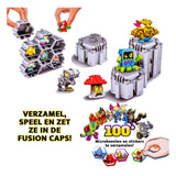 Moose Toys Mrbeast Lab Swarms – Hyper Fusion Series Chaos XL Pack – 22 Schwärme Mikrobestien, 5 Fusionskappen, 22 Aufkleber