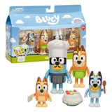 Moose toys bluey dessert speelset - 4 figuren