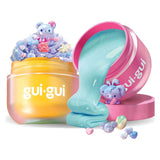 Moose toys gui gui slijm - shimmer deluxe duo pack - maak je eigen sprankelende, geurende slime