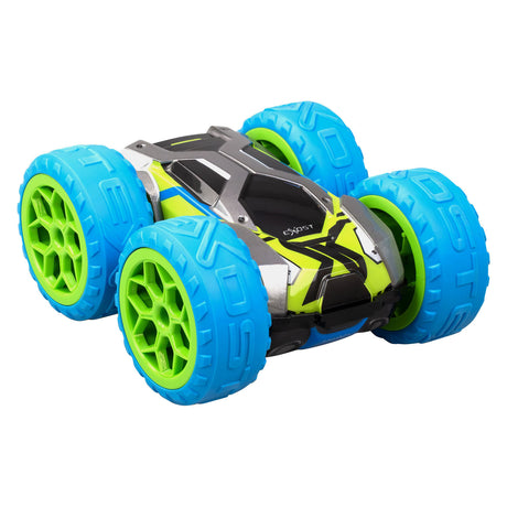 Exost rc 360 cross mx blauw - rc auto - bestuurbare auto - lichtgevende koplampen