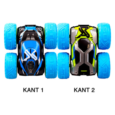 Exost rc 360 cross mx blauw - rc auto - bestuurbare auto - lichtgevende koplampen