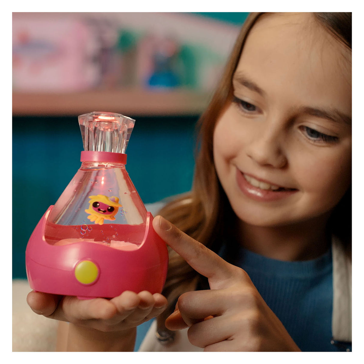 Spectron fizzy pets interactief zwemmend vriendje in een fles - met licht en geluid - speelfiguur