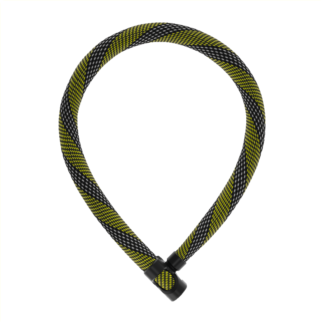 Abus ivytex 7210 - jaune - 110 cm - serrure de chaîne