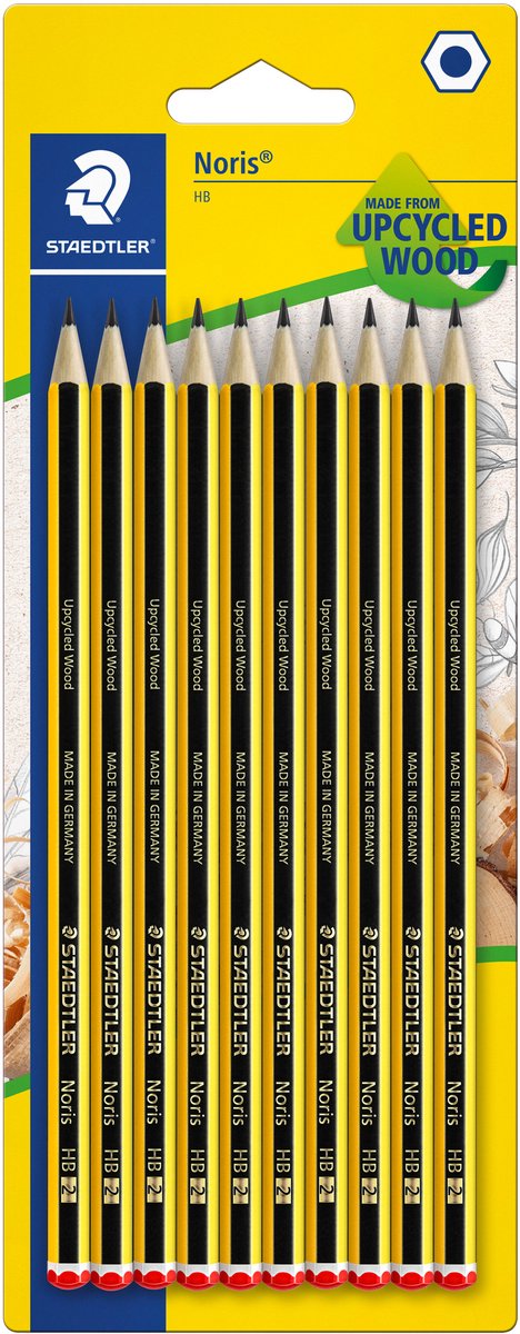 Staedtler noris® 120 grafietpotlood - set met 10 potloden hb