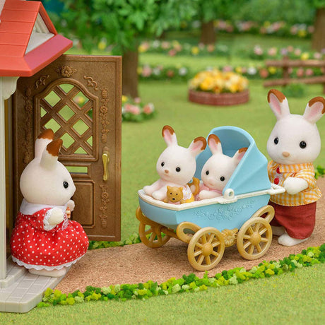 Sylvanian Families 5432 Twin Chocolate Rabbit Set