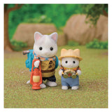Sylvanian Family 5763 Duo-Abenteuer, Latte-Katzen-Bruder und Baby