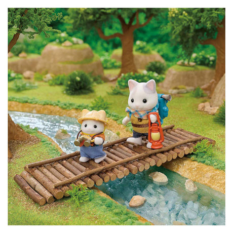 Sylvanian Family 5763 Duo-Abenteuer, Latte-Katzen-Bruder und Baby
